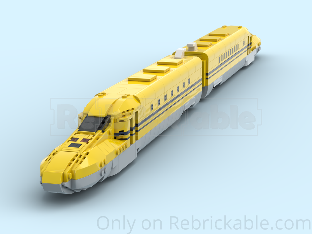 LEGO MOC-215561 Shinkansen: Dr. Yellow (923 Class) Coach 1 & 7 by