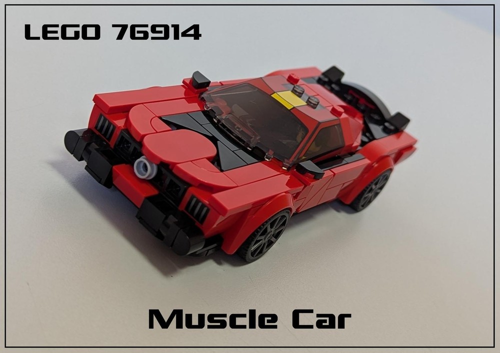 LEGO MOC 76914 Muscle car by Kirvet | Rebrickable - Build with LEGO