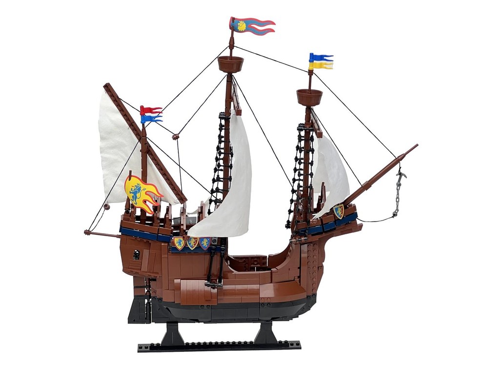 LEGO MOC Medieval Carrack - Including Modular Hull by ...