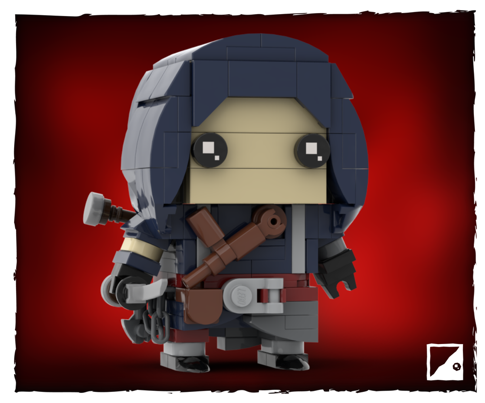 LEGO MOC Assassin's Creed Shadows LEGO Brickheadz MOC Naoe by