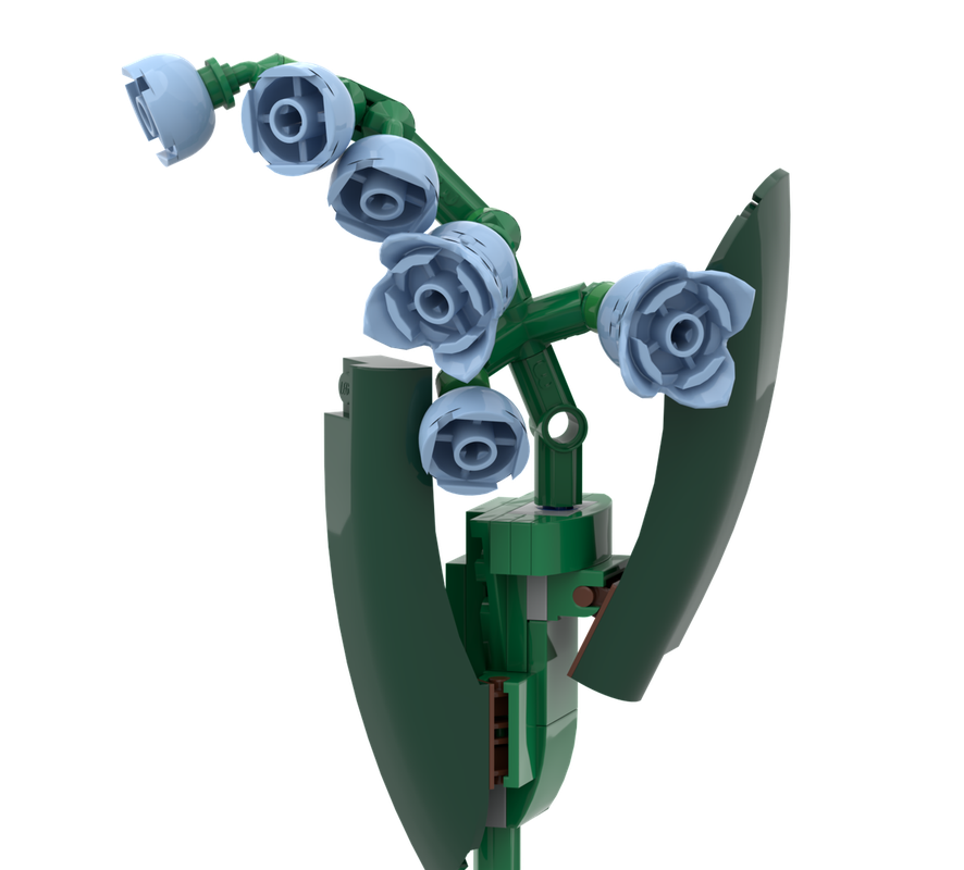 LEGO MOC-215993 Hyrule Blue Nightshade Buildable Botanical by