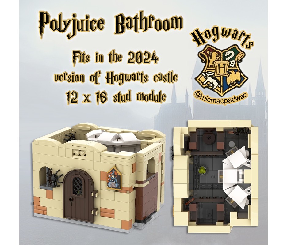LEGO MOC-216024 Polyjuice bathroom by micmacpadwac | Rebrickable ...