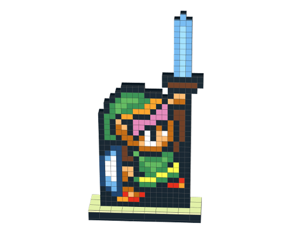 LEGO MOC-216052 A Link to the Past Pixel Art by LucasGrzelak