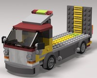 Flatbed truck