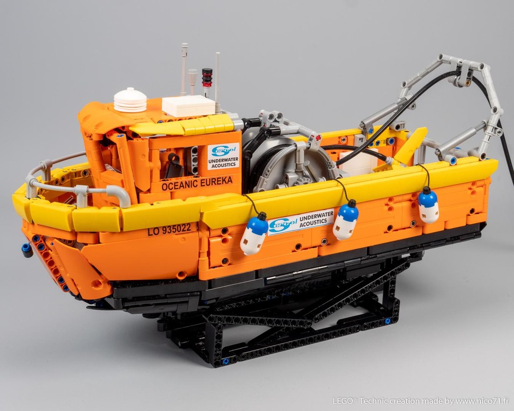 LEGO MOC-216080 30ft Seismic Workboat by Nico71 | Rebrickable