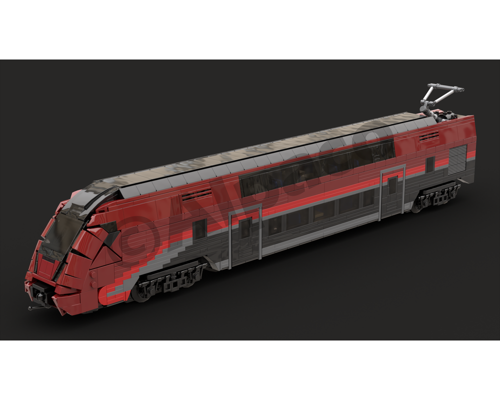 LEGO MOC railjet KISS 200 by Alpaco | Rebrickable - Build with LEGO