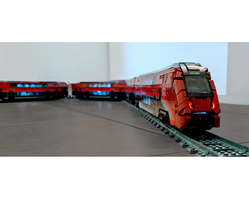 LEGO MOC railjet KISS 200 by Alpaco | Rebrickable - Build with LEGO