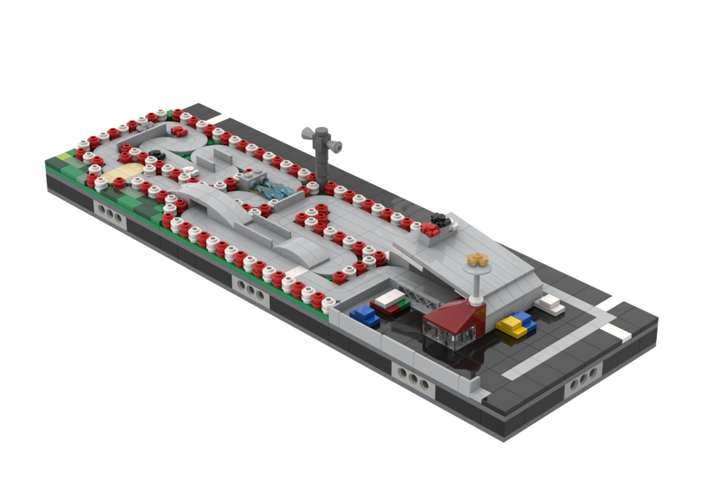 MOC-21614 Micropolis Kart Racing Track