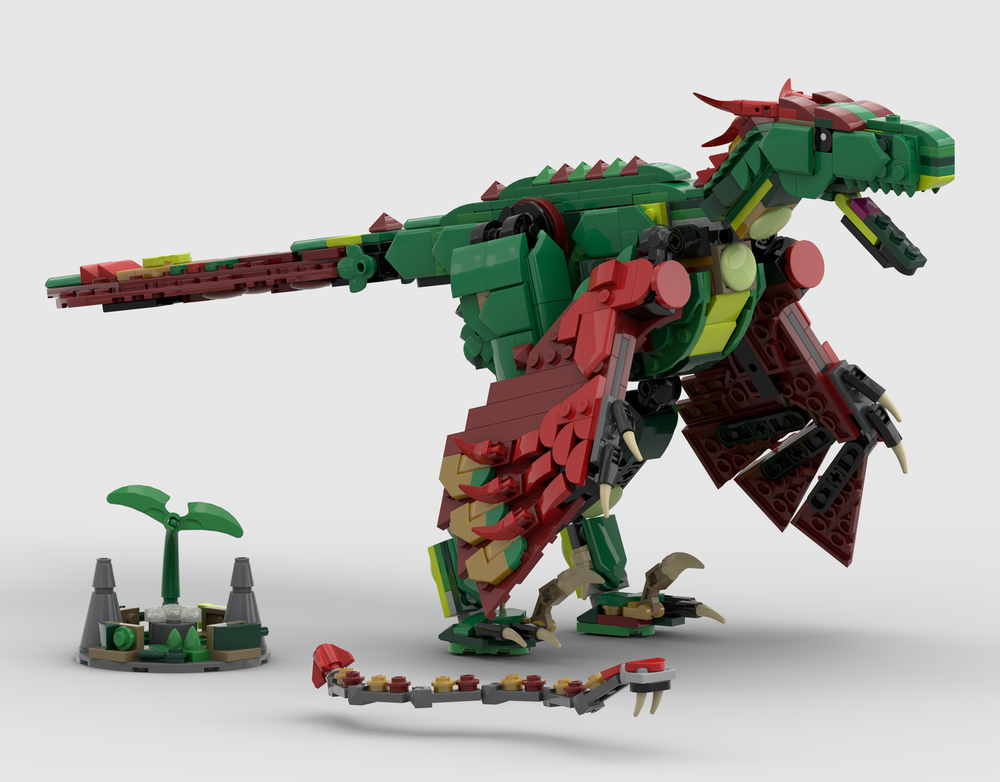 LEGO MOC-216226 Utahraptor ostrommaysi by KarateKarnt | Rebrickable ...