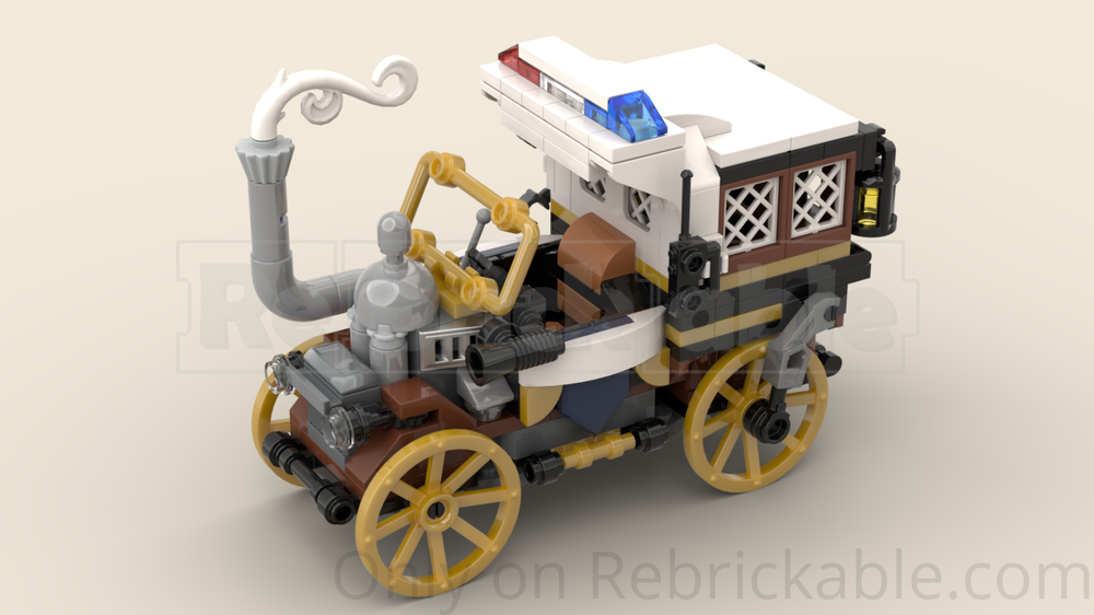 Police Steampunk Paddy Wagon