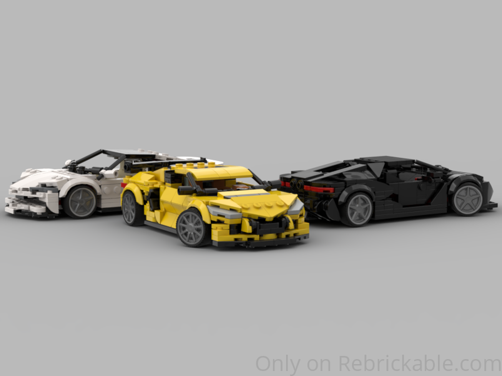 LEGO MOC-216252 Instructions Bundle; SF90, Revuelto, and ZR-1 by ...
