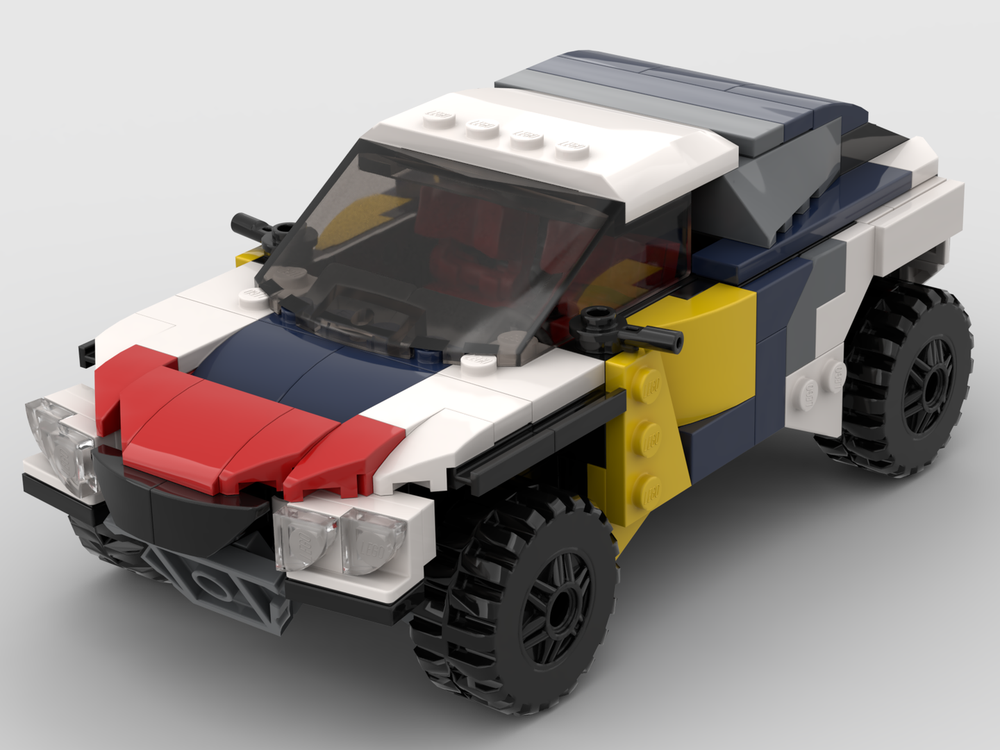 MOC - Peugeot 3008 DKR (Redbull colour)