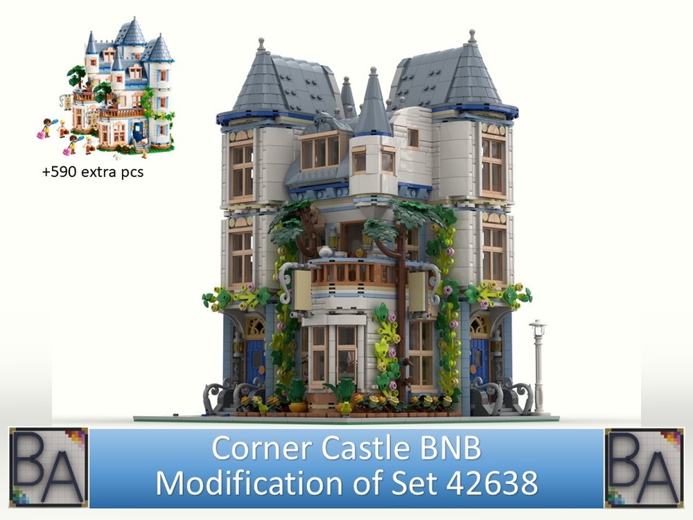 LEGO MOC Corner Castle BNB - Modification of Set 42638 by LEGO MOC Corner Castle BNB - Modification of Set 42638 by
