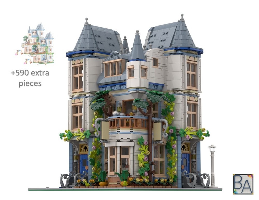 LEGO MOC-216327 Corner Castle BNB - Modification of Set 42638 by Brick ...