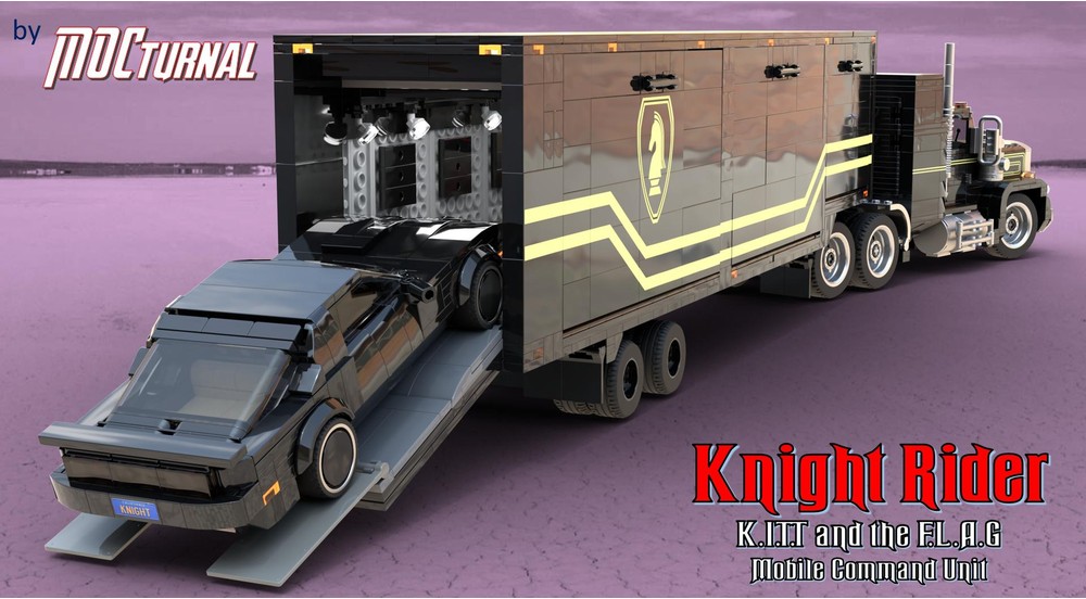 LEGO MOC-216375 MOCturnal Knight Rider: KITT And the FLAG Mobile ...