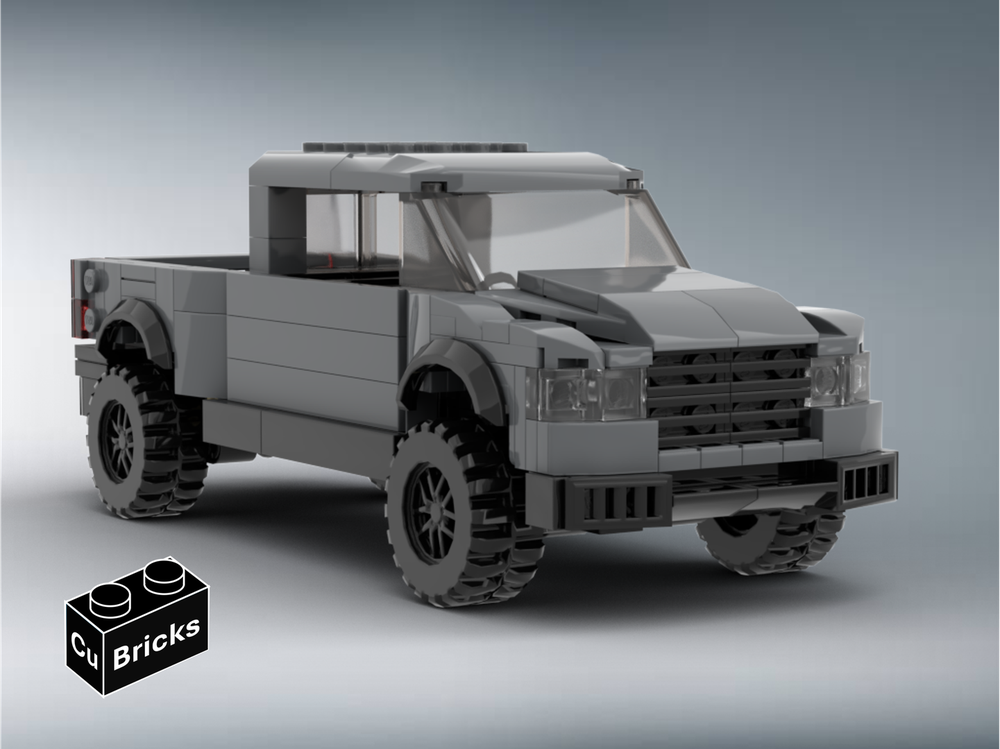 Lego Moc 216404 Dodge Ram 1500 By Cubricks Rebrickable Build With Lego 