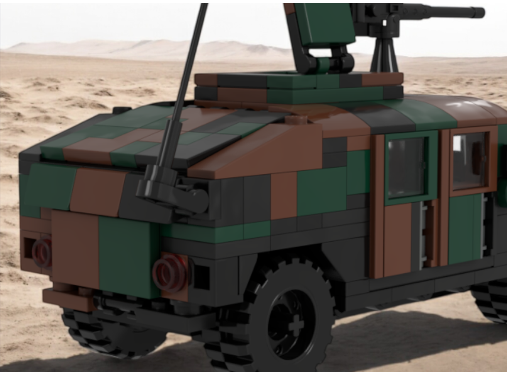 LEGO MOC-216487 Woodland Humvee by Potato_boi_2022 | Rebrickable ...