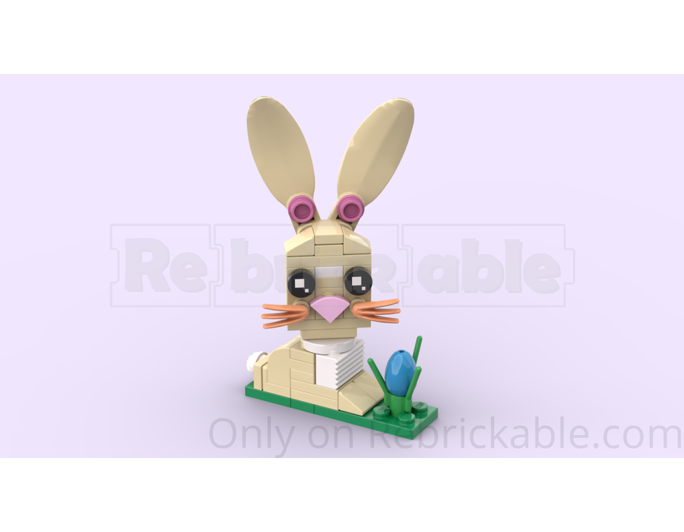 LEGO MOC-216496 Easter Bunny by Agosami Brickworks | Rebrickable ...