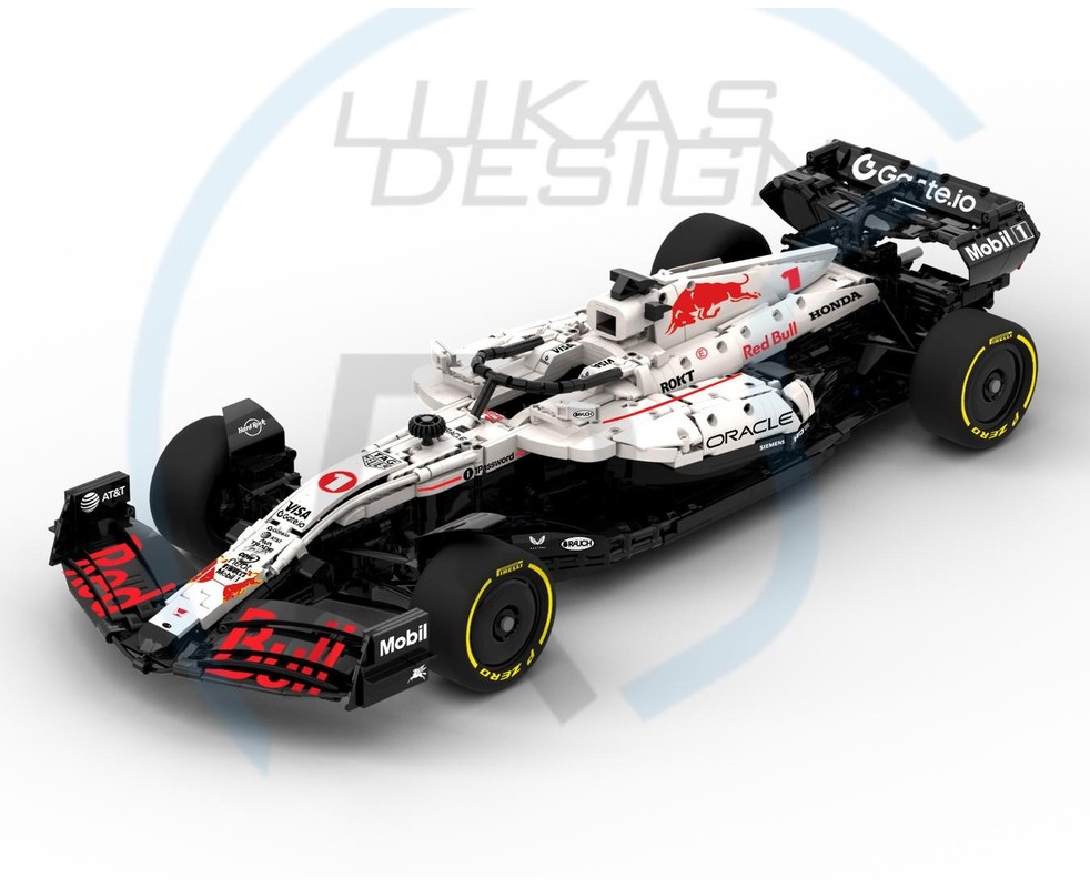 LEGO MOC-216550 Red Bull Racing F1 RB21 Japanese GP Livery 1:8 Scale by ...