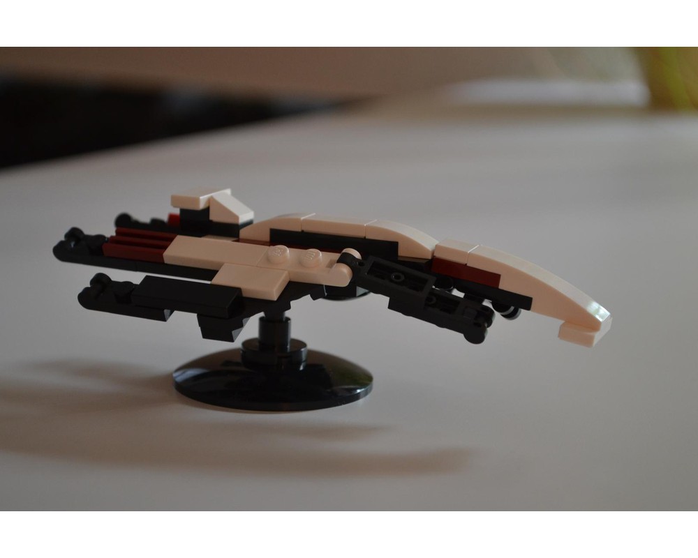 Lego Moc Mass Effect Normandy Sr 1 Mini Scale By Elijahlittle Rebrickable Build With Lego