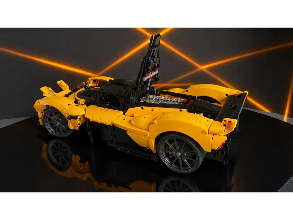 LEGO MOC-216586 Aston Martin Valkyrie (orange) by brictric
