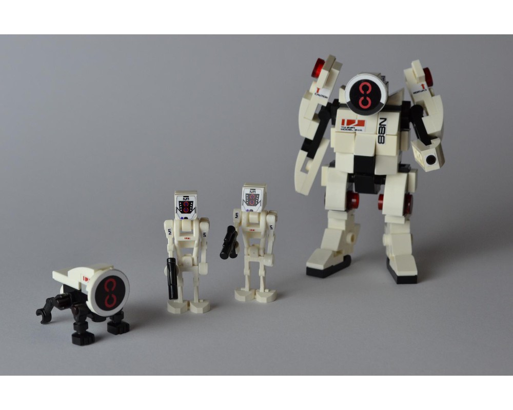 Lego Moc Mass Effect 2 Security Mechs By Elijahlittle