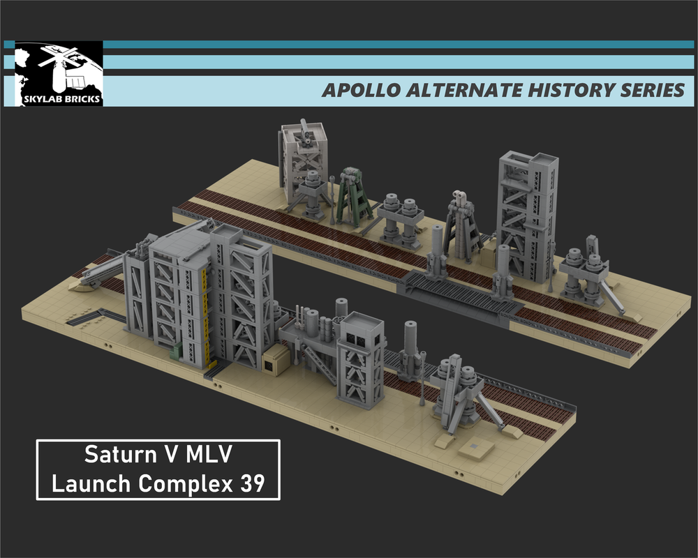 LEGO MOC-216615 MLV Launch Complex 39 by SkylabBricks