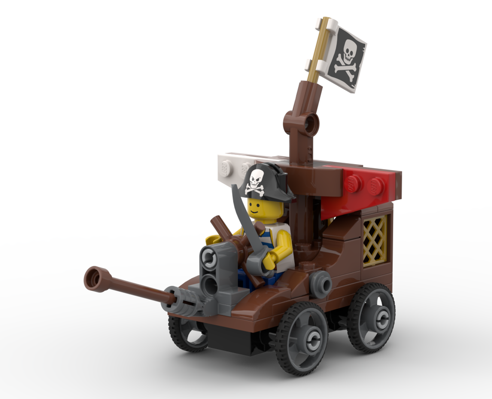 LEGO MOC-216673 Pirate Ship Soapbox Car by mdaepp | Rebrickable - Build ...