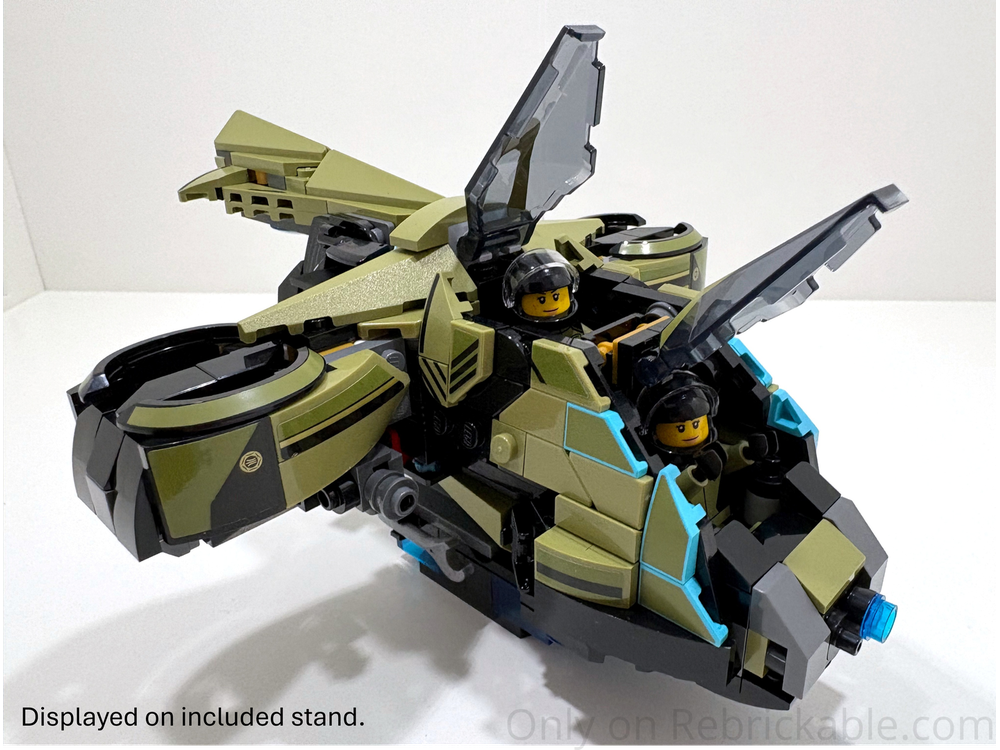 LEGO MOC 76923 x2 Heavy Gunship by OzBrick | Rebrickable - Build