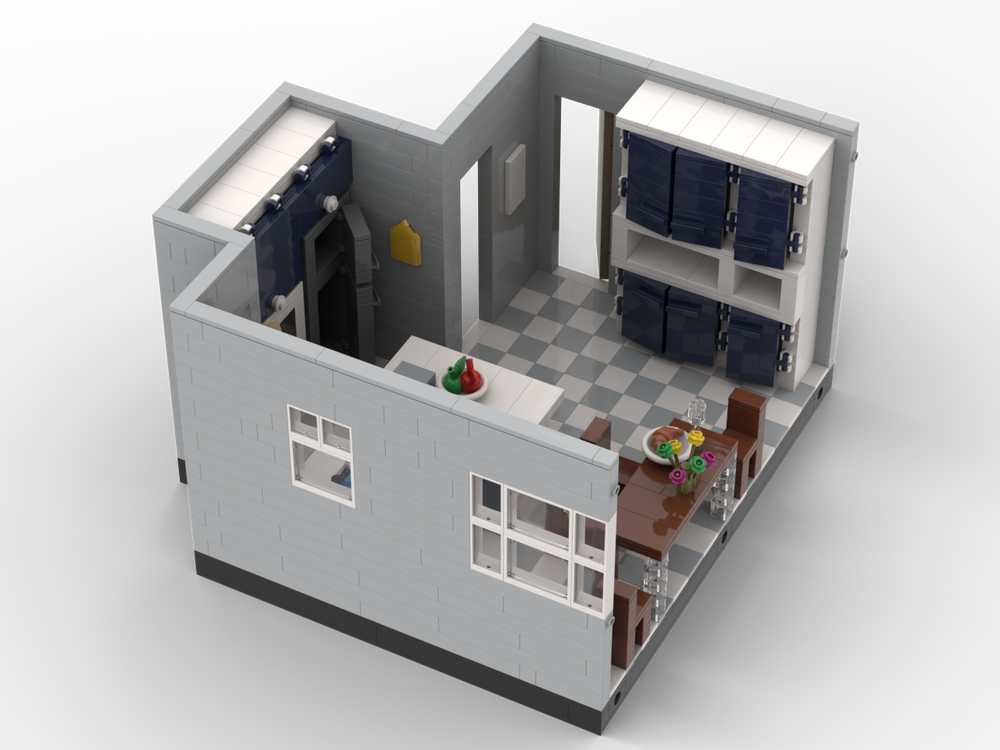 LEGO MOC-216692 Bungalow part 1 - Kitchen by emixam2 | Rebrickable ...