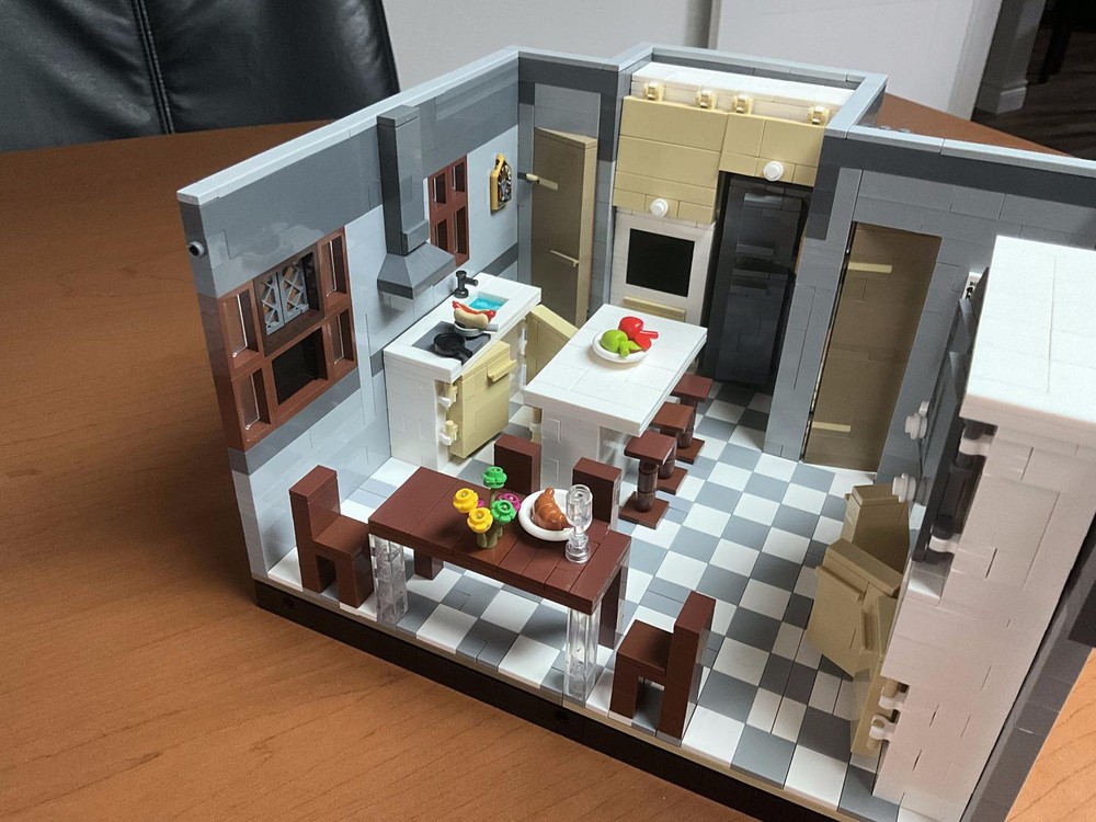LEGO MOC-216692 Bungalow part 1 - Kitchen by emixam2 | Rebrickable ...
