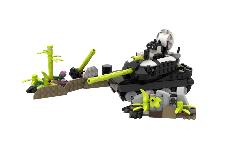 LEGO MOC-216698 Panda Panzer by Jappelsap98 | Rebrickable - Build with LEGO
