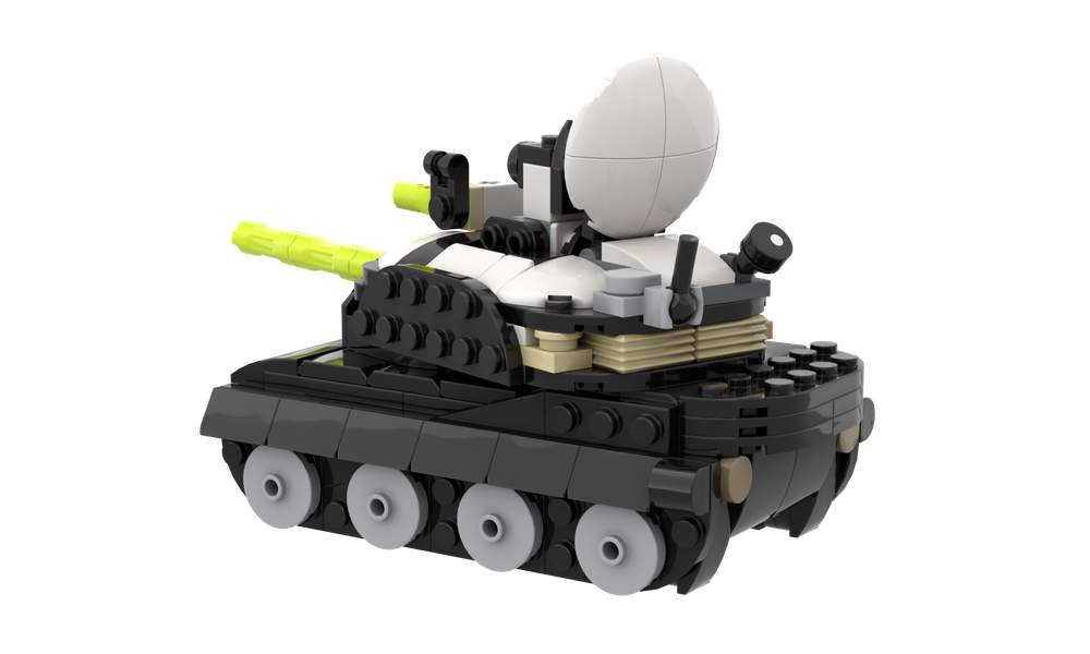 LEGO MOC-216698 Panda Panzer by Jappelsap98 | Rebrickable - Build with LEGO