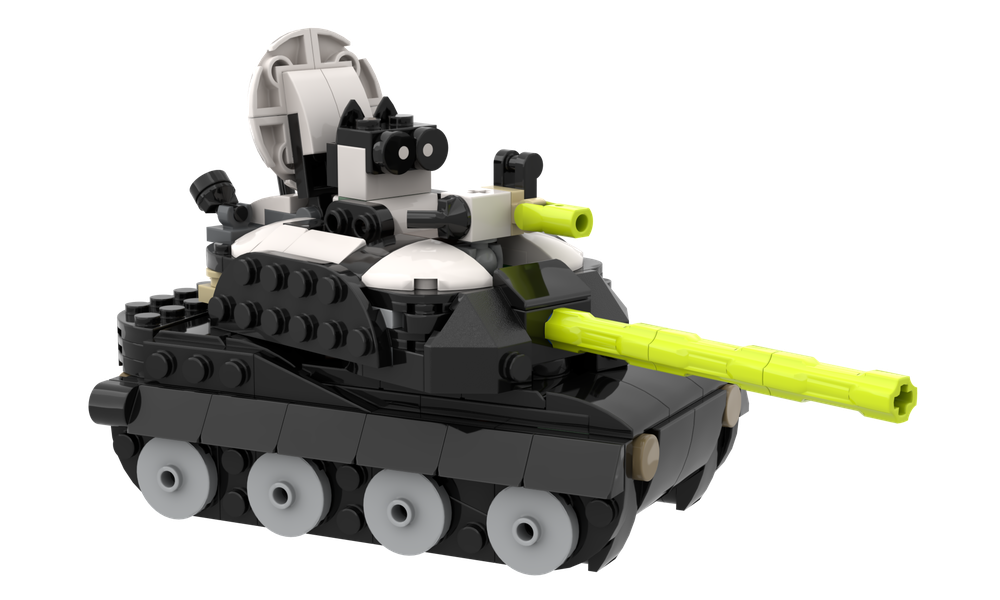 LEGO MOC-216698 Panda Panzer by Jappelsap98 | Rebrickable - Build with LEGO