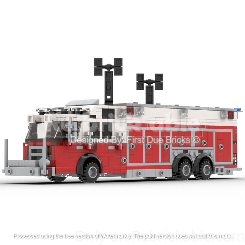 LEGO MOC-216699 Walk-Around Heavy Rescue by First Due Bricks ...