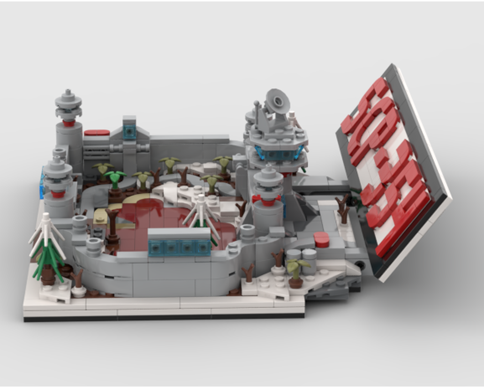 LEGO MOC-216753 SCP-354 the red Pool by McMOC | Rebrickable - Build ...