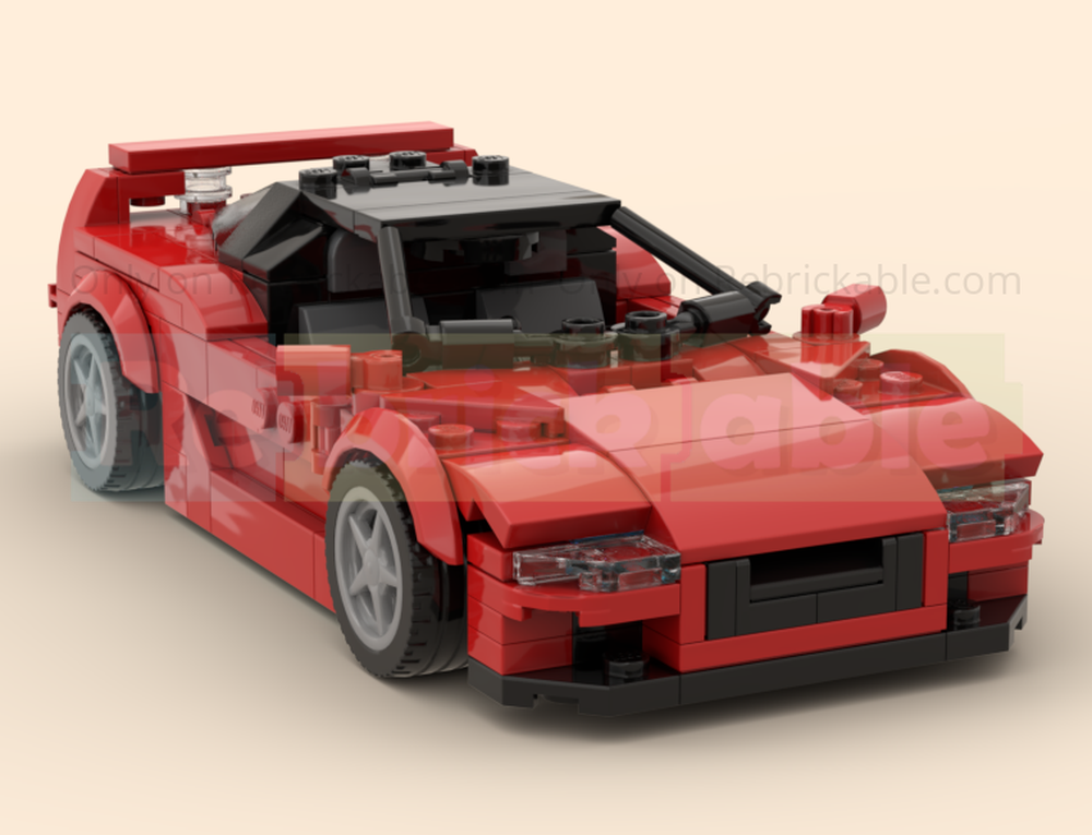 LEGO MOC-216759 1990 Honda NSX by Xayabricks | Rebrickable - Build