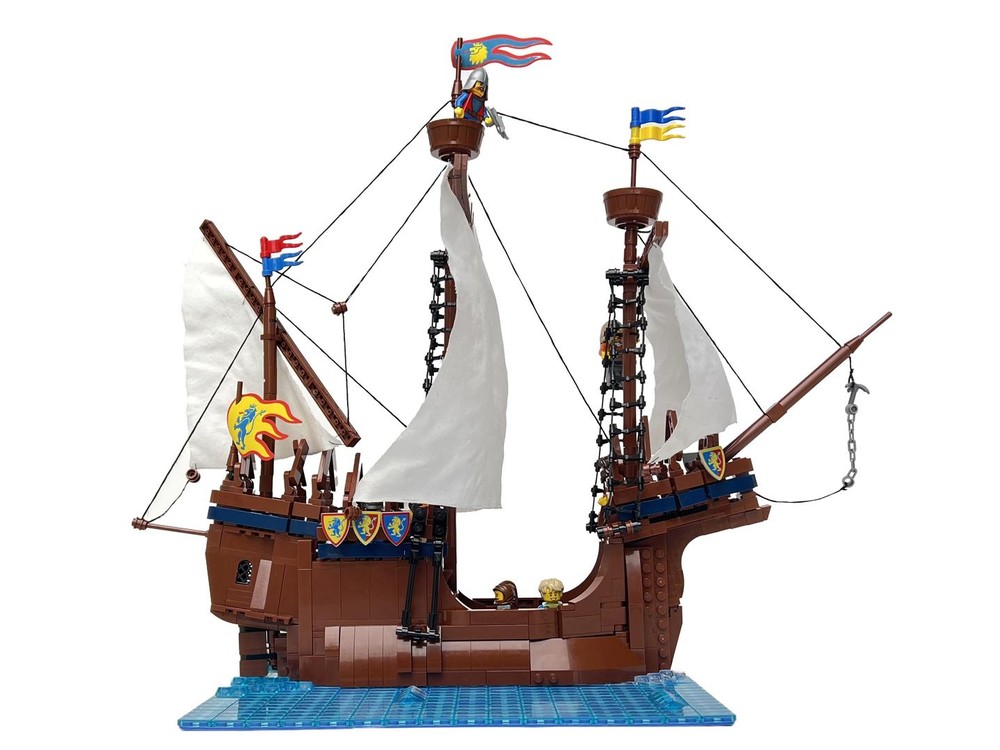 LEGO MOC Medieval Carrack - Without Modular Hull by DragonMasterBuilder ...