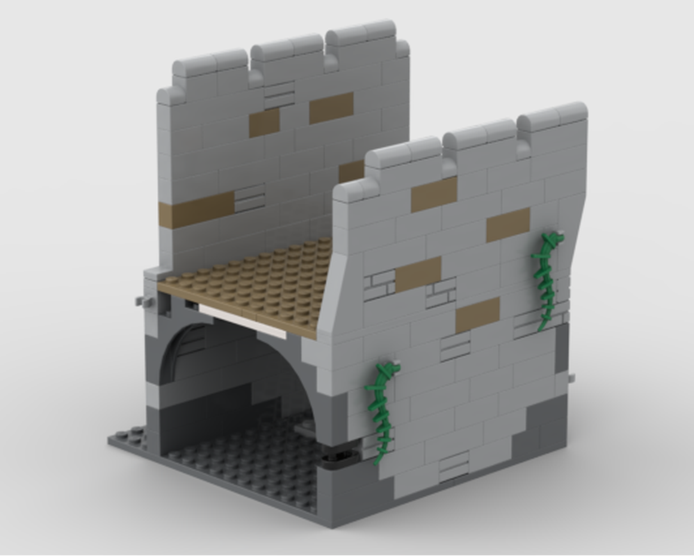 LEGO MOC-216845 Lion Castle Mid section basic Add-on by Longsword ...