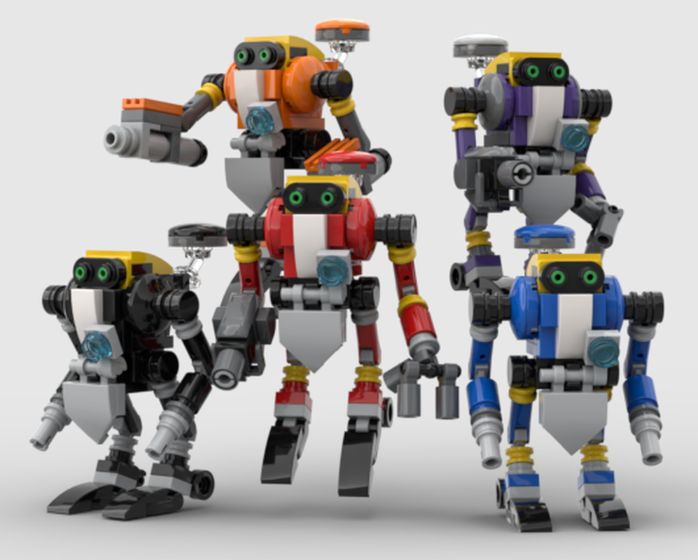 A Silent Sister Sonic Boom カスタム品 LEGO MOC-217010 E-100 Series Robots - Sonic Adventure (Modified