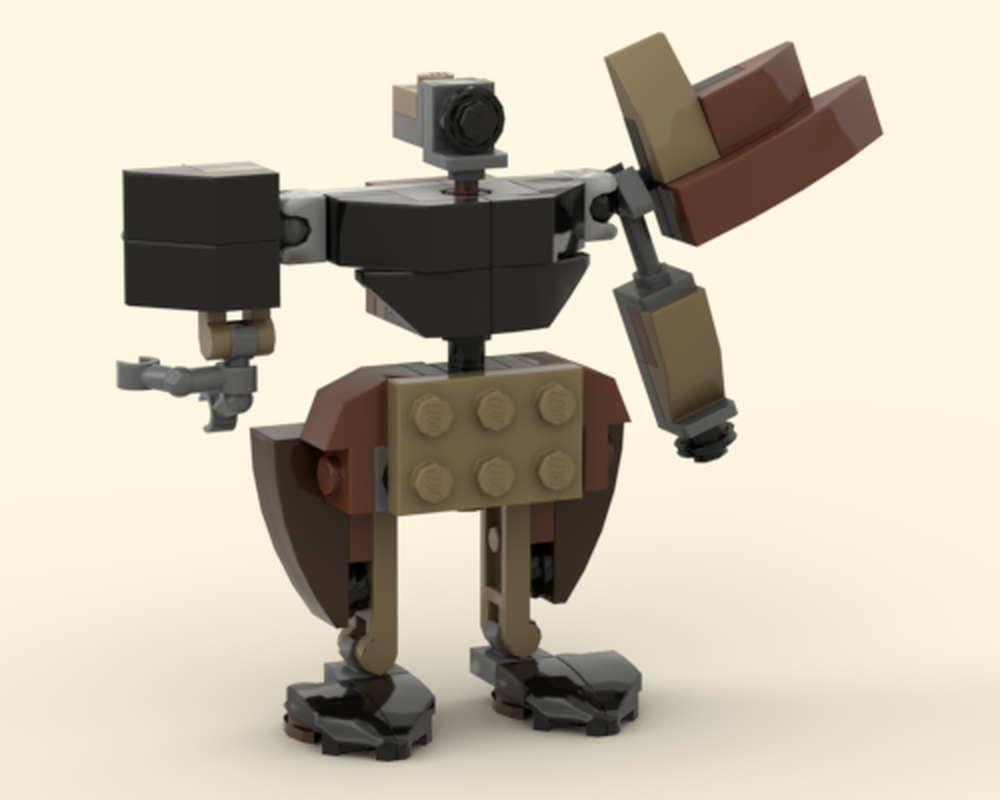 LEGO MOC-217258 Damaged Robot by GoGaStuff | Rebrickable - Build with LEGO