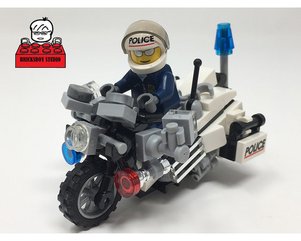 police lego motorcycle