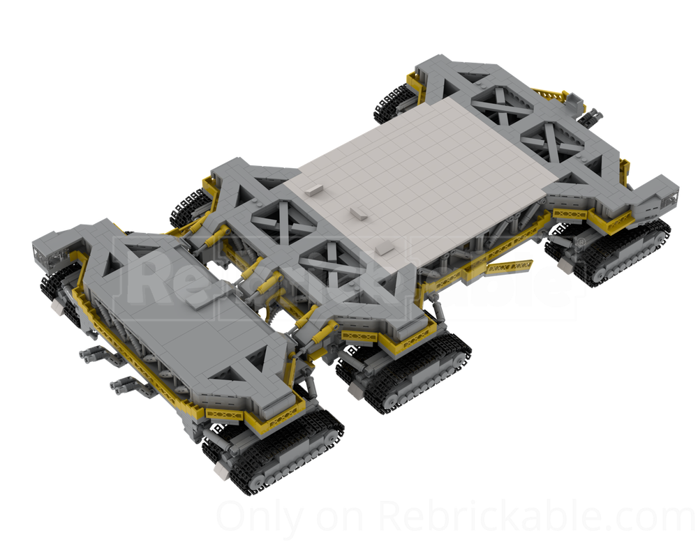 Lego Nasa Crawler Transporter LEGO MOC Post-Apollo-Era Super