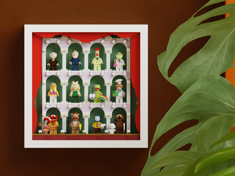 LEGO MOC-217409 Muppets Theater Picture Frame by TheZingo | Rebrickable ...