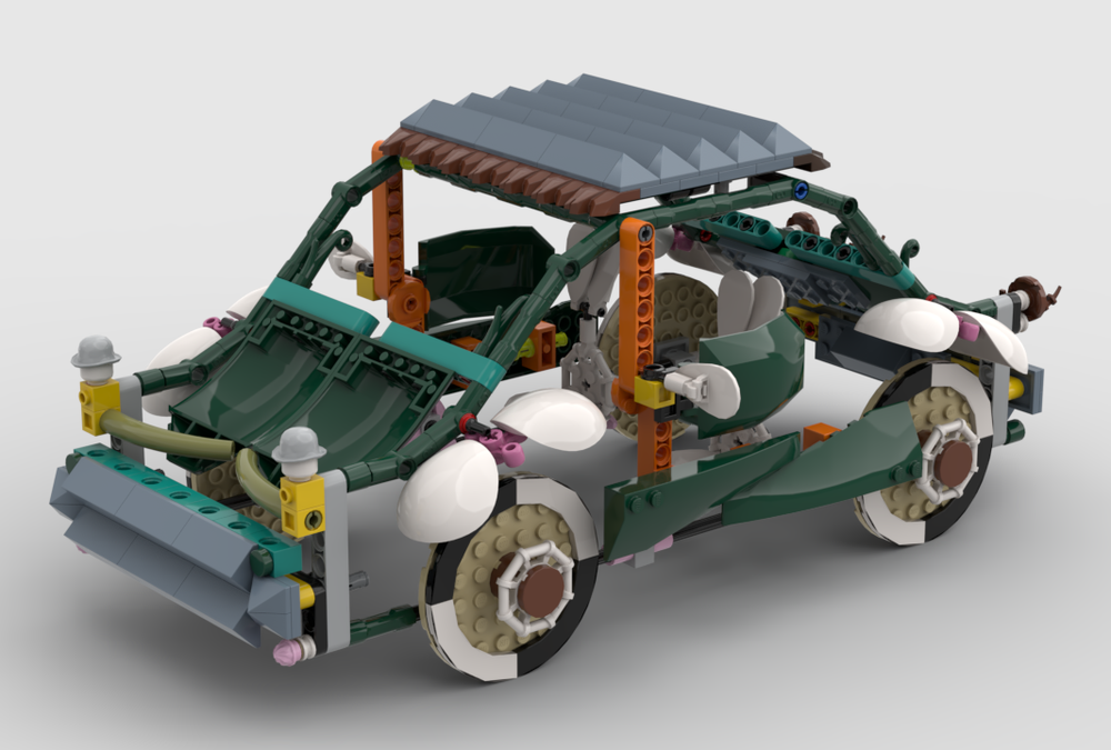 LEGO MOC-217483 Orchid car - 10311 Orchid alternate by Kazpet