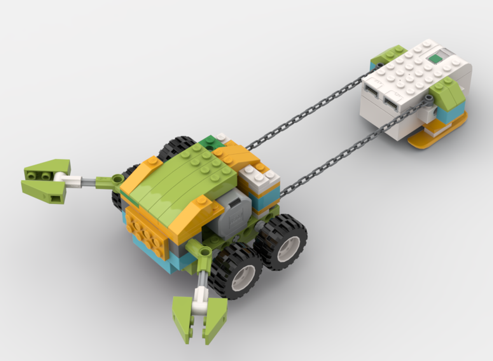 LEGO MOC robot with trailer by lazzariya | Rebrickable - Build with LEGO