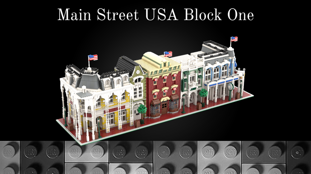LEGO MOC-217586 Block One | Main Street USA by Andretect | Rebrickable ...