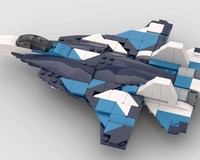 LEGO MOC-217605 Sukhoi Su-57 Felon - Alternate Build of 2 x 31160