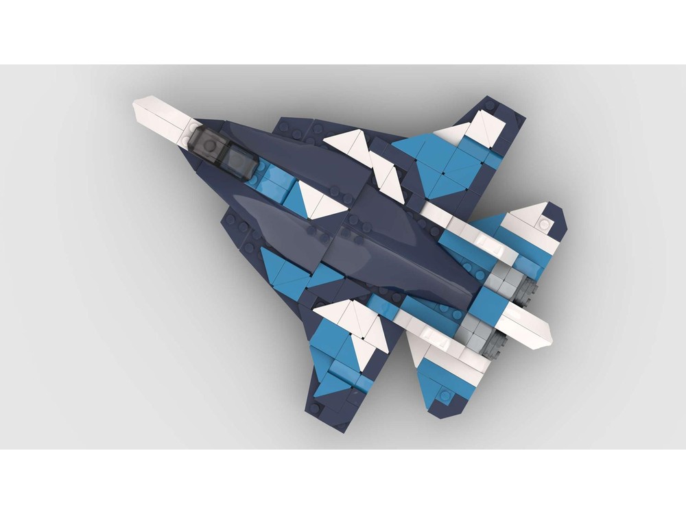 「塗装」SO-SUKE® LEGO MOC-217605 Sukhoi Su-57 Felon - Alternate Build of 2 x 31160