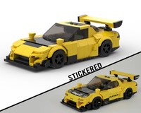 LEGO MOC Mazda RX-7 FD RE-Amemiya by StudWorks | Rebrickable
